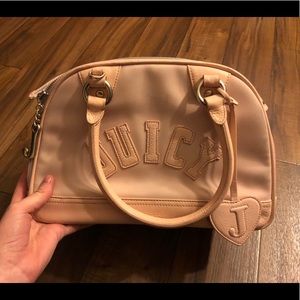 Blush pink Juicy Couture Dog traveling bag